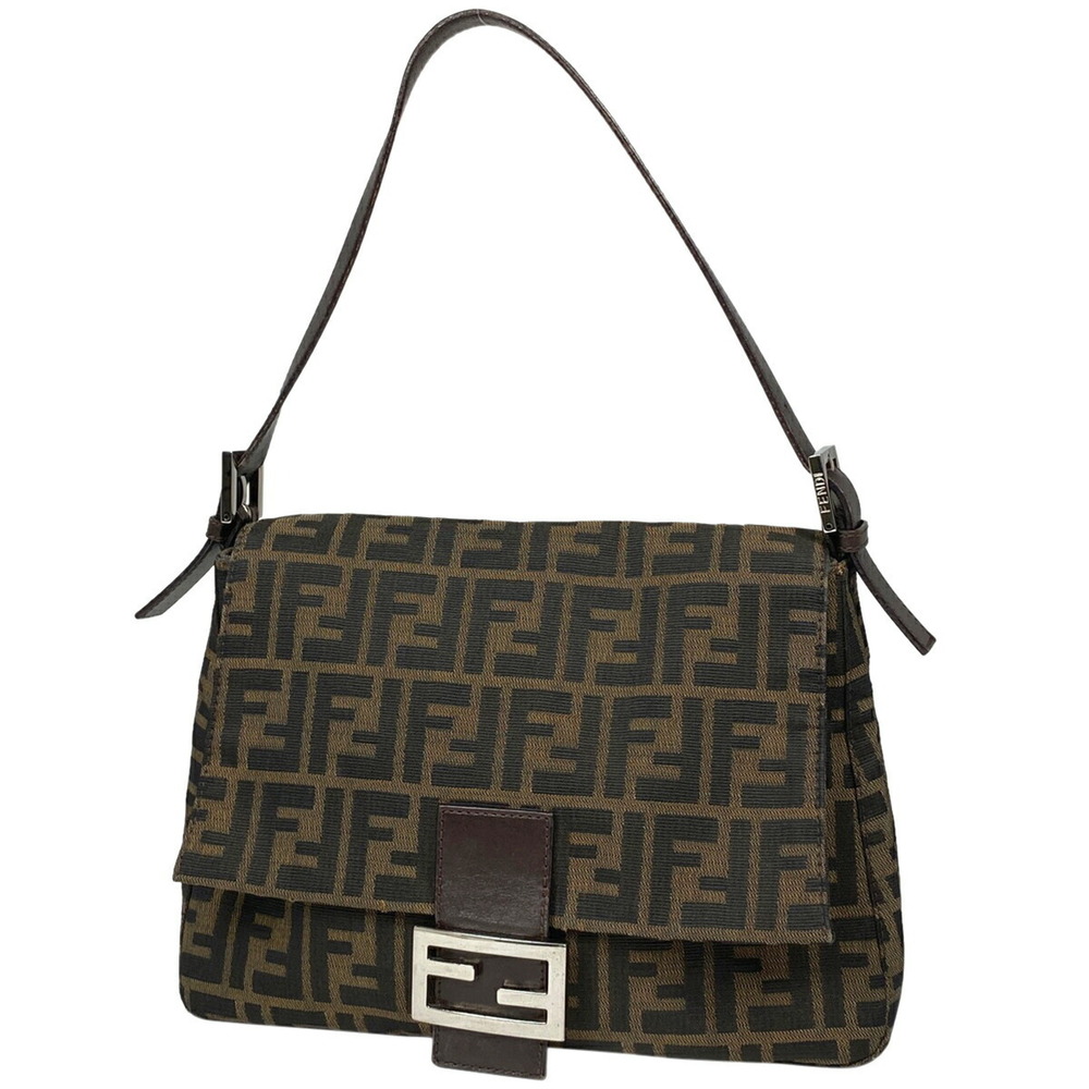 Fendi Zucca shoulder bag Mamma Bucket One Shoulder Hobo handbag canvas